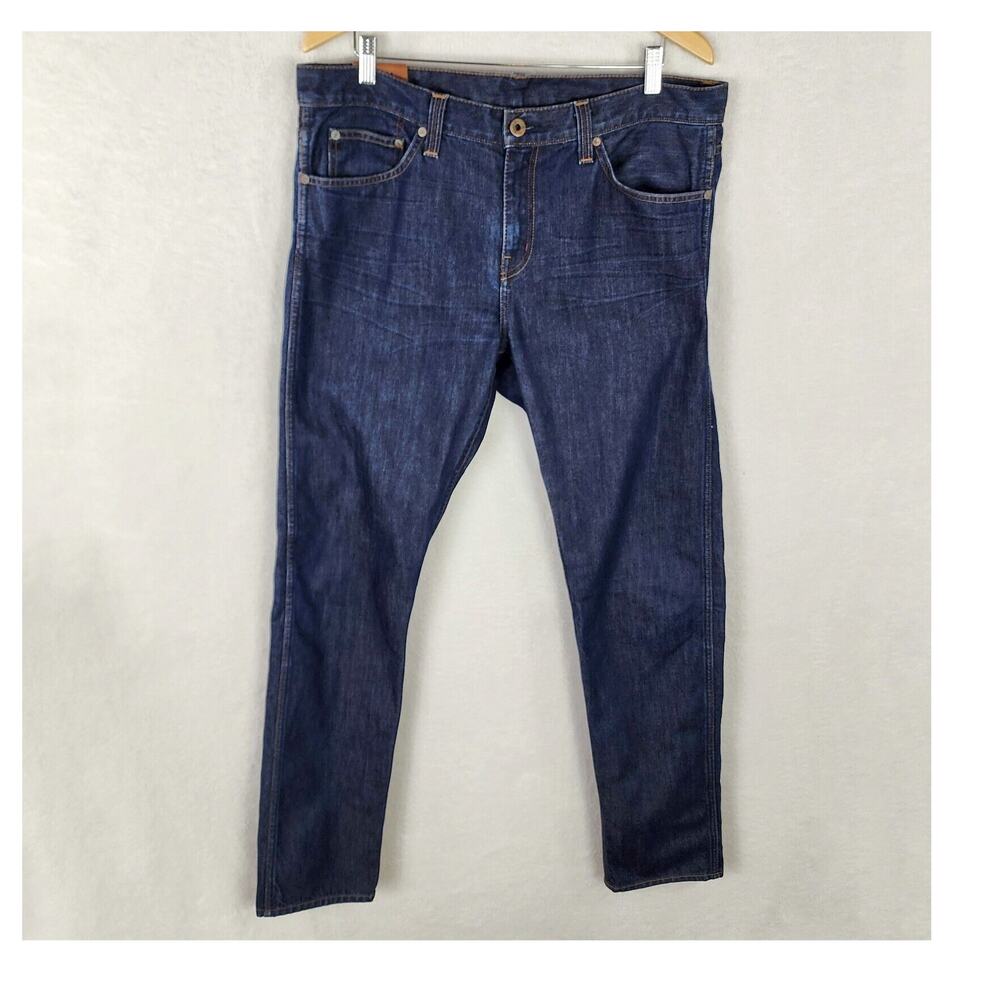J Brand Dylan Tapered Fit Jeans Men 36X34 Dylan Slouched Medium Blue Boone 5311